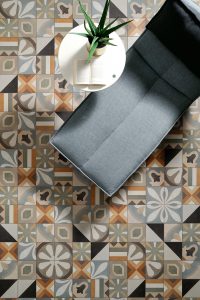 Foto 6. Mooie warme patchwork vloer